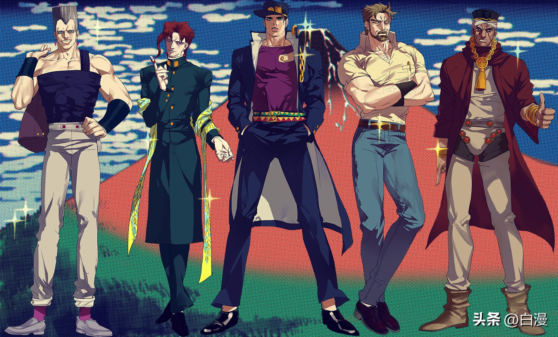 乔斯达家族七代人传奇故事_JOJO的奇妙冒险_JOJO的奇妙冒险七部作品主角